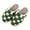Green, variant on dianhelloya 1 Pair Cozy Checkerboard Cotton Slippers Warm Soft Non-Slip Unisex Thickened Bottom Cotton Shoes Home Supply Black
