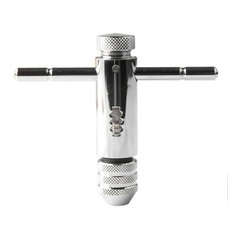 

Tiyuyo Adjustable Ratchet Tap Drill Wrench T-Handle M3-M8 Reamer Screw Extractor
