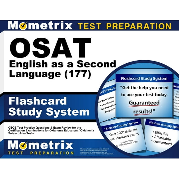 Osat English as a Second Language (177) Flashcard Study System : Ceoe Test Practice Questions & Exam Review(Cards)