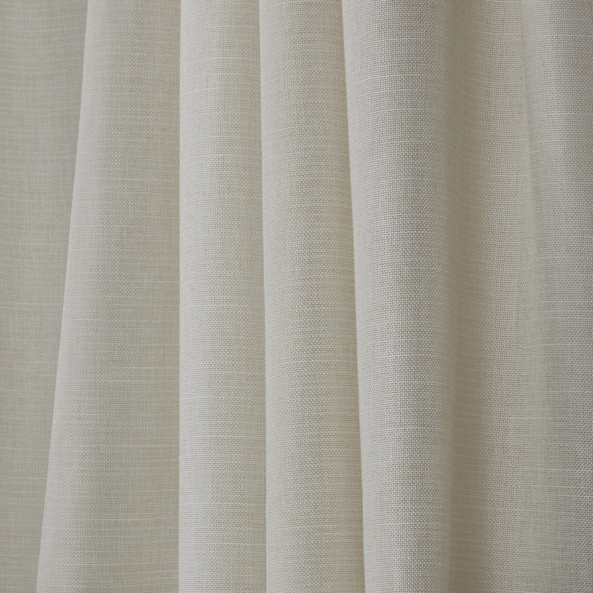 Nicole Miller Faux Linen Slub Textured Hidden Tab/Rod Pocket Top Light Filtering Curtain Panel Pair, 54"x84", Linen