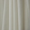 thumbnail image 2 of Nicole Miller Faux Linen Slub Textured Hidden Tab/Rod Pocket Top Light Filtering Curtain Panel Pair, 54"x84", Linen, 2 of 8