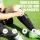 thumbnail image 4 of Espinilleras de fútbol MEIXINZHI para niños y jóvenes con mangas y calcetines, 4 of 7