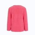 thumbnail image 3 of Solid Color Plush Sweater for Womens Plus Size Coat Pockets Outerwear Buttons Cardigan, 3 of 7