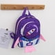 thumbnail image 3 of Bolso Mochila escolar de nailon de 2 uds. Mochila cohete 3D de dibujos animados para jardín de infantes (púrpura), 3 of 4