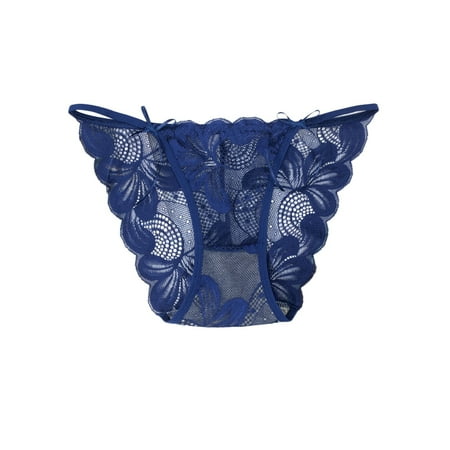 

Women Panties Womenss Double Bow Lace Printing High Waist Bikini Brief Panties