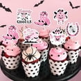 thumbnail image 4 of 24 Halloween Western Themed Cupcakes Toppers Cake picks Party Decorations for Girls Birthday Baby Shower Party Supplies, 4 of 6