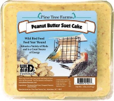 Pine Tree Farms Peanut Butter Suet Cake, 3 Pound