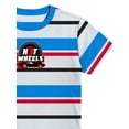 thumbnail image 2 of Hot Wheels Red, Boys Graphic Crew Neck Short Sleeve Embroidered Striped Tee, Sizes 4-18, 2 of 4