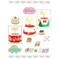 thumbnail image 3 of BAISUYANG Topper para pastel de acrílico dorado Feliz Navidad, 3 of 7