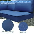 thumbnail image 5 of Outdoor Cushions Set of 14 for 7 Pieces Sectional Rattan Conversation Sets,Outdoor Furniture Replacement Cushions for Patio Furniture,4-INCH Replacement Sofa Cushions, 5 of 7