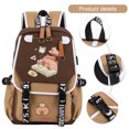 thumbnail image 1 of Mochila para Libros Con Correas Ajustables Carpincho Niñas Y Mochilas Portátiles, 1 of 9