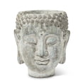 thumbnail image 1 of Ensemble de 6 Grands Cache-Pots Tête de Bouddha, 1 of 1