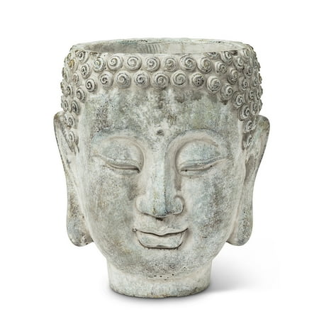 Set of 6 Large Buddha Head Planter
