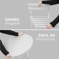 thumbnail image 4 of Juego de Jardín con Mesa y 2 Sillas de Acero para Exterior Conjunto para Terraza Balcon Patio o Jardin Acabado con Pintura Electrostatica Resistente a la Intemperie Diseño Moderno para Hogar (Gris), 4 of 6