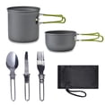 thumbnail image 2 of Camping Utensilios de cocina de aluminio Acero inoxidable Picnic Vajilla al aire libre Pote Nón Advancent OD003504-01B, 2 of 7