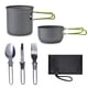 thumbnail image 2 of Camping Utensilios de cocina de aluminio Acero inoxidable Picnic Vajilla al aire libre Pote Nón tholdsy OD003504-01B, 2 of 7