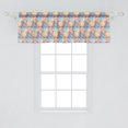 thumbnail image 2 of Ambesonne Colorful Window Valance, Abstract Tracery of Geometric Overlapped Circular Shapes with Gradient Modules, Curtain Valance for Kitchen Bedroom Decor with Rod Pocket, 54" X 18", Multicolor, 2 of 3