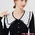 thumbnail image 7 of LoudSung Fake Collar Shawl Detachable Blouse False Collar Cape Collar Wrap Multiple Styles Top Elegant for Women Girls, 7 of 7