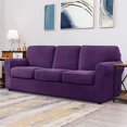 thumbnail image 2 of CHUN YI Stretch Checks Spandex Sofa Cover Separate Backrests Cushions Cover Slipcover, 2 of 5