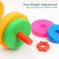 thumbnail image 3 of LIFKOME Adjustable Dumbells Plastic Dumbbell Shape for Kindergarten 1 Set, 3 of 8