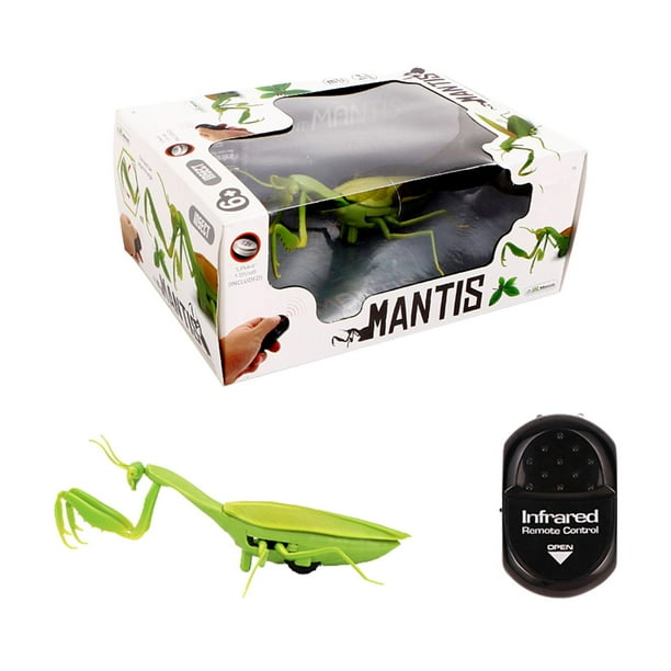 Remote Control Praying Mantis ToyMini Simulation Mantis Figurine Prank