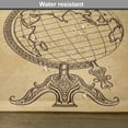 thumbnail image 6 of Ambesonne Retro Place Mats Set of 4, Adventure Words, Standard Size, Sand Brown Black, 6 of 6