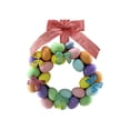 thumbnail image 2 of Yusimy Easter Wreath Decorations Artificial Flowers Festival Wreath, 2 of 6