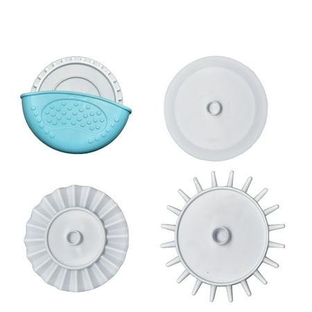 

Yotyukeb 4Pcs Tool Cake Edge Cutting DIY Mold Roller Ripple Baking Fondant Cake Mould Multicolor
