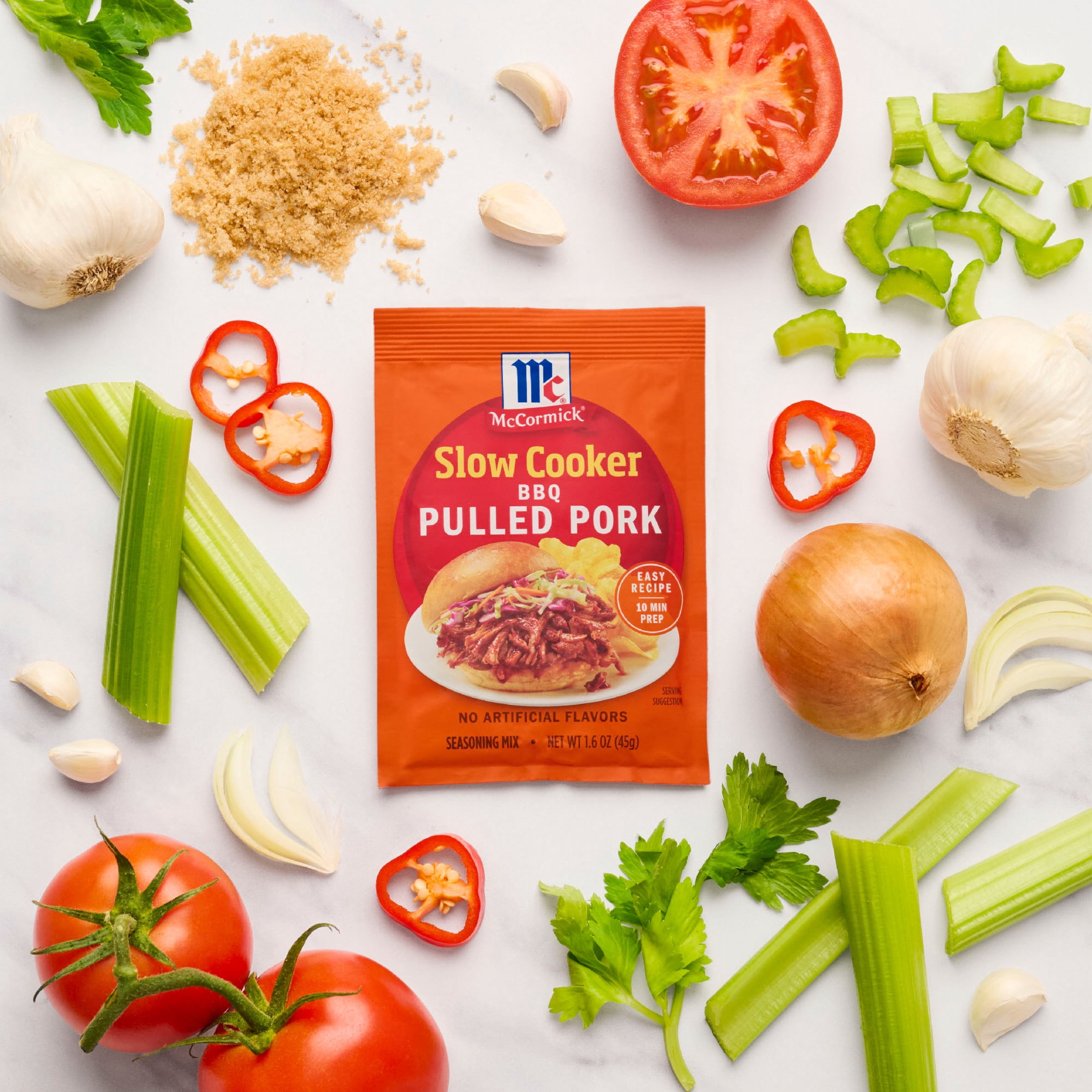 McCormick Slow Cooker Barbecue Pulled Pork Seasoning Mix, 1.6 oz Packet