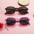 thumbnail image 5 of LifeArt 2 Pack Kids Sunglasses UV Protection Flexible Shades with Strap for Boys and Girls Age 3-12 (Black Red+Pink Purple), 5 of 5