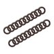 thumbnail image 1 of Kit de surtido de O Rings Uxcell de 20 piezas, O Rings de goma fluorina de 3/8" para conexiones de aire o gas, 1 of 6