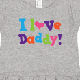thumbnail image 4 of Inktastic I Love Daddy Girls Girls Toddler Dress, 4 of 5