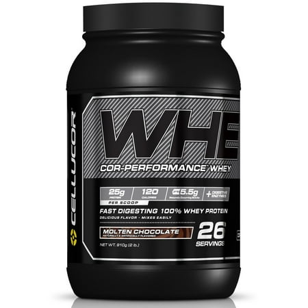Cellucor COR-Performance Gen4 v2 Whey Protein Powder, Molten Chocolate, 2 Lb - 2 Pack