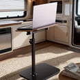 thumbnail image 5 of Rotatable And Adjustable Laptop Desk - Black/Walnut, Featuring Support Rods And Angle Adjustment Design, Ideal for Placement In Any Home Setting, Suitable  Sofa Side Table Or Living Room Coffee Table, 5 of 5