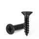 thumbnail image 5 of 100 Pcs Stainless Steel Screws 18-8 A2 Cross Countersunk Head Ph 4 X 10 Mm Black Set Of 100 Self-tapping Screws, M4, 5 of 5
