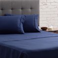 thumbnail image 3 of Safdie & Co. Premium Ultra Soft Bedding Sheet Set 4PC King Navy, 3 of 4