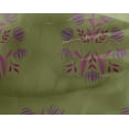 thumbnail image 4 of oneOone Georgette Viscose Lime Green Fabric Leaves & Flower Diy Clothing Quilting Fabric Print Fabric By Yard 42 Inch Wide-Q0A, 4 of 4