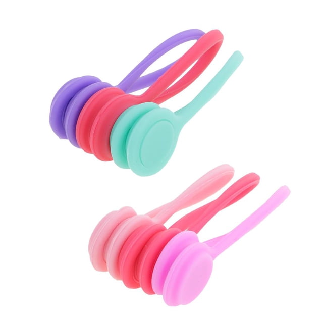 6 Paquetes De De Cables, Envoltura De Enroldor De Auricures Magnéticos Auricures USB