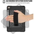 thumbnail image 2 of Mignova for iPad 10.2 Case,(7th/8th/9th Gen) with Pencil Holder,Rotatable Stand Adjustable Shoulder Strap Full-Body Shockproof Rugged Cover for iPad 10.2 inch 2019/2020/2021 Released(Black/Black), 2 of 7