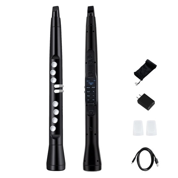 Costway Electronic Saxophone with Wireless MIDI 4-Octave Range & 2 Fingerings with HIFI Speaker