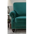 thumbnail image 4 of Uspridefurniture Feingold 85'' Velvet Rolled Arm Sofa,Green, 4 of 5