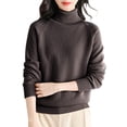 thumbnail image 2 of IMENGL Wool sweater turtleneck first line, Bronze L, Size M-2XL, 2 of 4