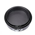 thumbnail image 4 of Nvzi 7-inch non stick cheese cake plate spring plate with detachable bottom/leak proof cake plate, (black, round), 4 of 5