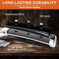 thumbnail image 5 of Commercial Chef Pro Chef Knife 8 inch Blade with Triple Rivet Ergonomic G10 Handle with Knife Sharpener - 7Cr17Mov High Carbon Stainless Steel Forged Chef's Knife Razor Sharp Full Tang Sharp Japanese, 5 of 8