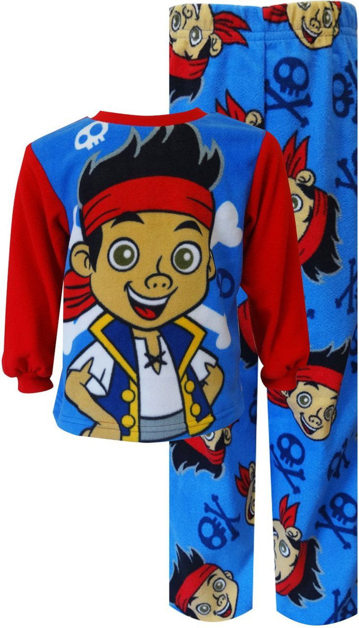 Disney Jake and The Never Land Pirates Toddler Boys Pajama Set Sizes 2T-4T 