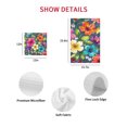 thumbnail image 7 of Colorful Flowers Kitchen Dish Towels for Drying Dishes Set of 2, Spring Floral Watercolor Blue Waffle Weave Microfiber Hand Tea Bathroom Towels Quick Dry & Absorbent Towel 15.7x23.6, 7 of 7