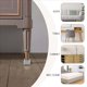 thumbnail image 5 of 16 Piezas Tapas de Patas Silla Protector Piso Silicona Cuadrado Pies Mesa Muebles Almohadillas Inferior Antideslizante-Gris, 5 of 9