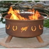 Horseshoes Steel Fire Pit by Patina Products