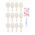 thumbnail image 1 of Miangastore 12 Pieces Small Hand Mirror Nylon Paintable for Kids Diy Activities, 1 of 9