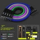 thumbnail image 1 of Juego de bandas de resistencia Macarena Accesorios portátiles para gimnasio en casa Apilables Banda de entrenamiento para ejercicios abdominales de Yoga 165LBS bandas de resistencia hombres pesados, 1 of 8